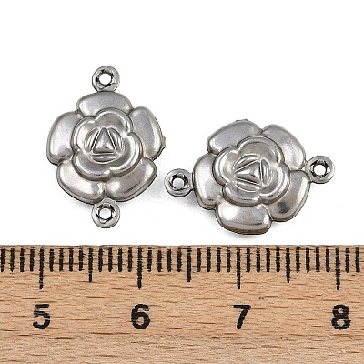 304 Stainless Steel Connector Charms STAS-L297-04P-1