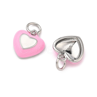 Brass Enamel Pendants KK-B170-01P-04-1