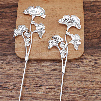 Iron Hair Stick Findings OHAR-PW0001-299S-1