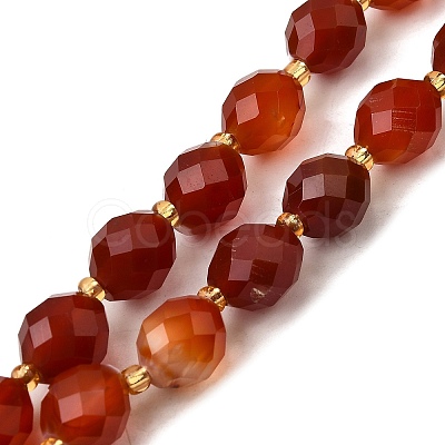 Natural Carnelian Beads Strands G-D305-B03-01-1