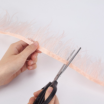 2M Fashion Fibre Imitation Ostrich Feather Trimming DIY-GF0014-47A-1