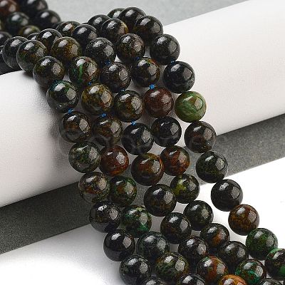 Natural Azurite Beads Strands G-Z063-A04-03-1