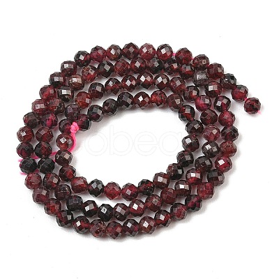 Natural Red Garnet Beads Strands GG-CBA1497-A04-4mm-1
