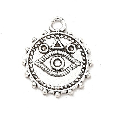 Tibetan Style Alloy Pendant Rhinestone Settings PALLOY-M198-22AS-1