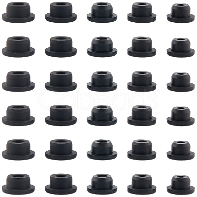 30Pcs 5 Styles Silicone Hole Plugs AJEW-GF0011-63D-1