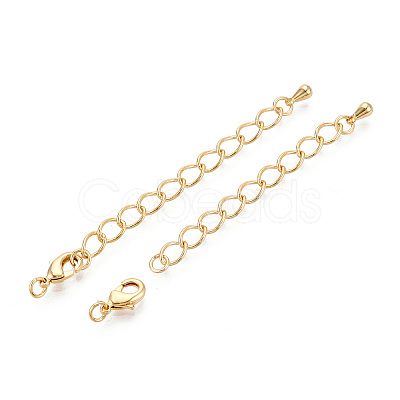 Brass Chain Extender KK-T074-61G-02-1