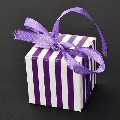 Square Foldable Creative Paper Gift Box CON-P010-C06-1