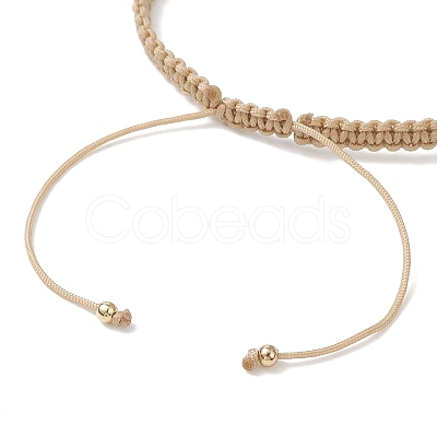3Pcs Natural Cultured Freshwater Pearl & Brass & 304 Stainless Steel Beads Braided Bead Bracelets for Women BJEW-JB13108-1