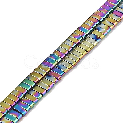 Electroplated Non-magnetic Synthetic Hematite Beads Strands G-G089-A02-06-1