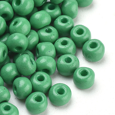 Baking Paint 6/0 Glass Seed Beads SEED-Q025-4mm-M13-1