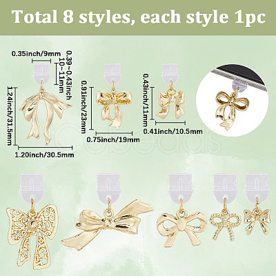 8Pcs Plastic Mobile Dustproof Plugs HJEW-SC00175-1