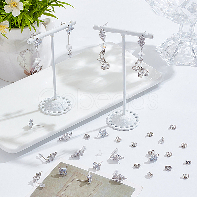 Brass Stud Earring Findings KK-ME0002-57-1