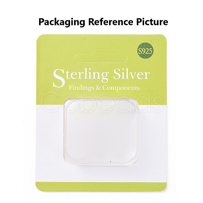 Rhodium Plated Sterling Silver Bails X-H362-2P-1