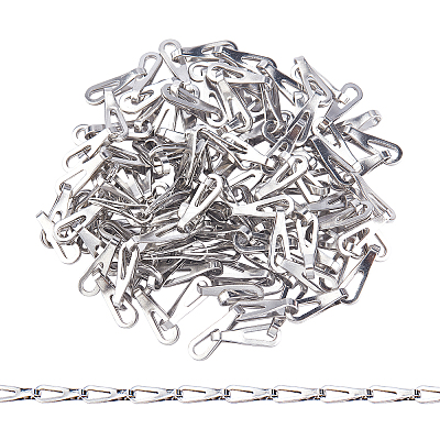 304 Stainless Steel Bar Link Chains CHS-UN0001-12P-1