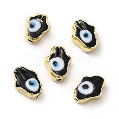Handmade Evil Eye Lampwork Beads LAMP-F026-03D-1