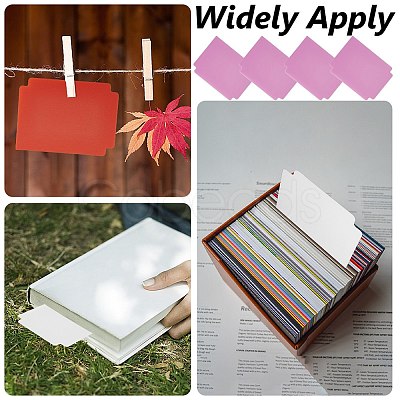 60 Sheets 3 Colors Plastic Playing Board Game Card Separator FIND-CP0002-77C-1