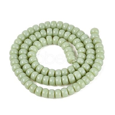 Opaque Glass Beads Strands GLAA-NH0002-B01-C11-1