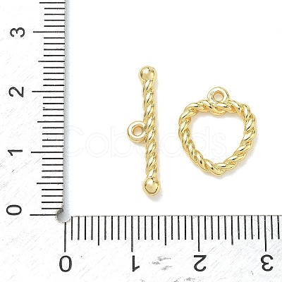 Brass Toggle Clasps KK-CBA42CA-01D-G-1