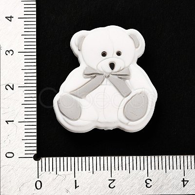 Bear Silicone Focal Beads SIL-D008-01B-1