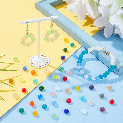 720Pcs 24 Colors Transparent Glass Beads EGLA-PH0001-38-1