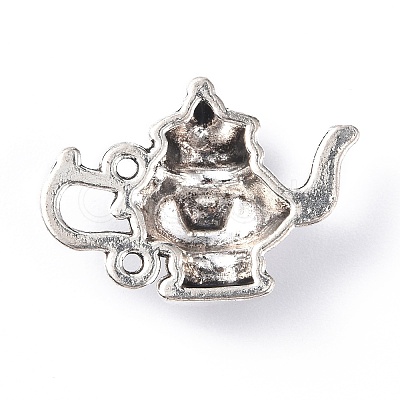 Tea Pot Series Tibetan Style Alloy Pendants TIBEP-E005-01AS-1