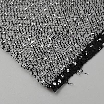 Polyester Silver Point Fabric AJEW-WH20006-90B-1