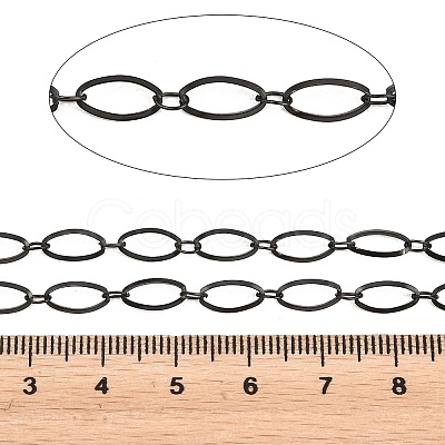 304 Stainless Steel Oval Link Chains CHS-P007-16EB-1