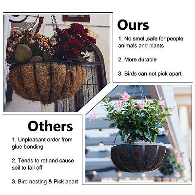 Rectangle Felt Planting Inner Cloth FIND-WH0111-731-1