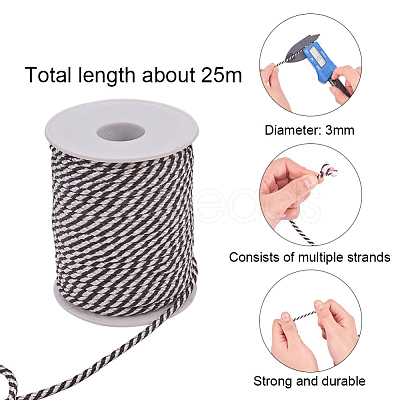 Round String Thread Polyester Cords OCOR-L008-02-1