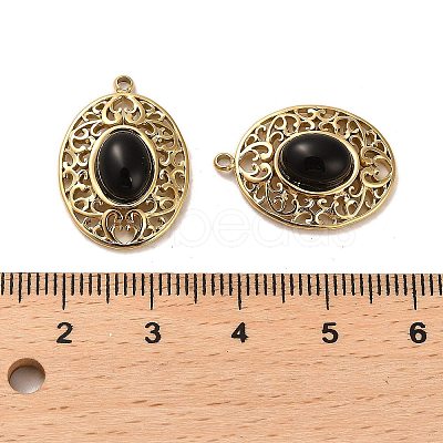 Natural Obsidian Pendants STAS-L022-064G-02-1