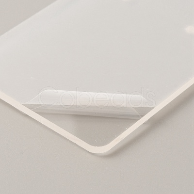 Transparent Acrylic Earring Diaplay Cards EDIS-WH0021-23-1