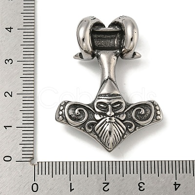 Viking 316 Surgical Stainless Steel Pendants STAS-Z073-91AS-1