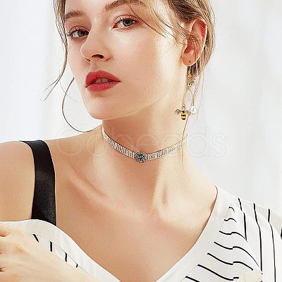 80Pcs 4 Colors Brass Earring Hooks KK-FH0004-45-1