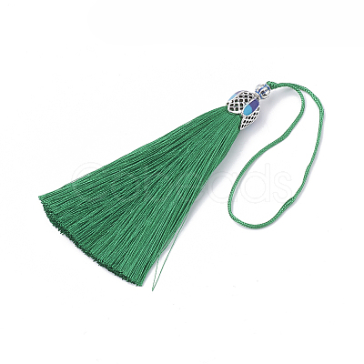 Nylon Tassel Big Pendant Decorations AJEW-N024-20-1