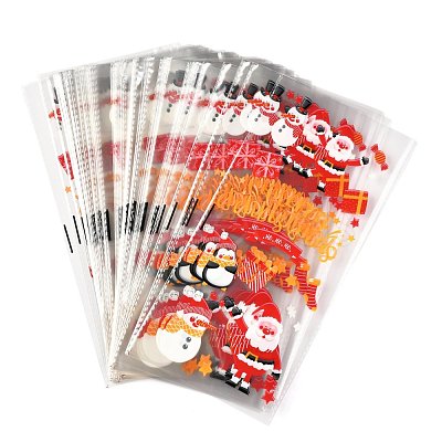 Christmas Theme OPP Plastic Storage Bags ABAG-B003-10-1