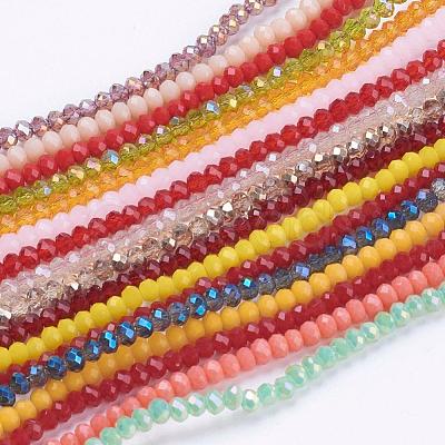 Glass Beads Strands GLAA-F078-1