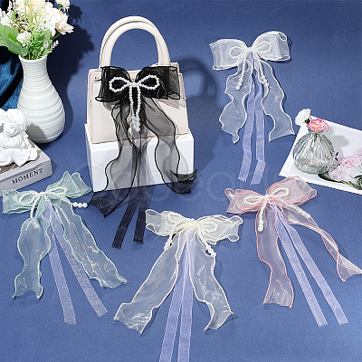 Bowknot Lace Brooches for Clothes JEWB-WH20014-06B-1