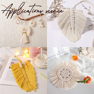 12Pcs 12 Style Wood Hoop Rings Macrame for DIY Craft Making DIY-WH0545-004-1