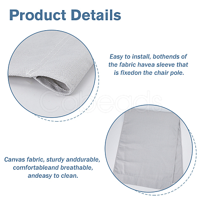Chair Canvas & Oxford Cloth AJEW-WH0709-156C-06-1