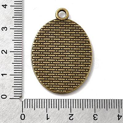 Vintage Tibetan Style Alloy Pendant Cabochon Bezel Settings LS-TIBEP-M018-105AB-NF-1