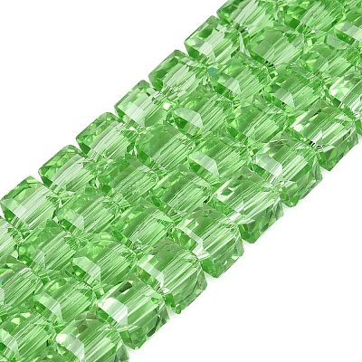 Transparent Glass Beads Strands LS-GLAA-R041-8x8mm-A14-1