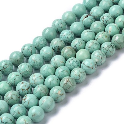 Natural Howlite Beads Strands G-C180-17C-1