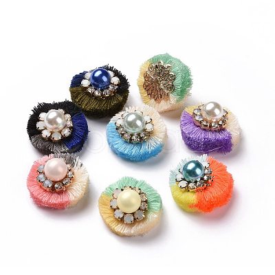 Polycotton(Polyester Cotton) Tassel Decoration Accessories FIND-S302-09-1