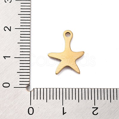 Ion Plating(IP) 201 Stainless Steel Charms STAS-A101-01C-02G-1