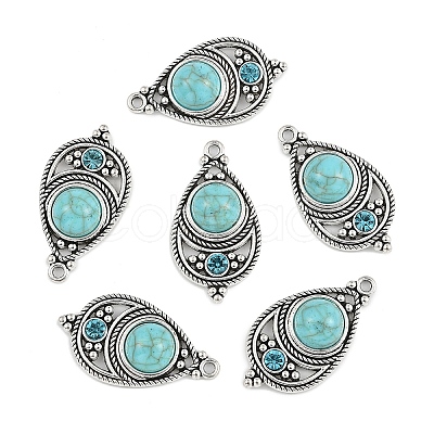 Bohemian Dyed Synthetic Turquoise Pendants FIND-YWC0003-02AS-02-1
