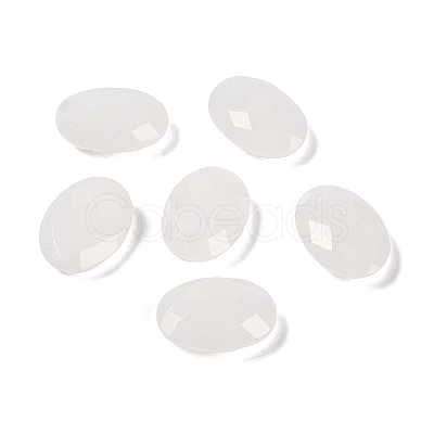 Natural White Jade Cabochons G-O175-15P-01-1