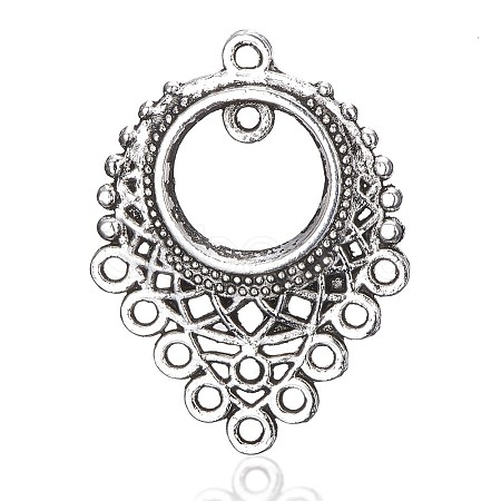 Tibetan Style Alloy Chandelier Component Links TIBE-A006-022AS-1