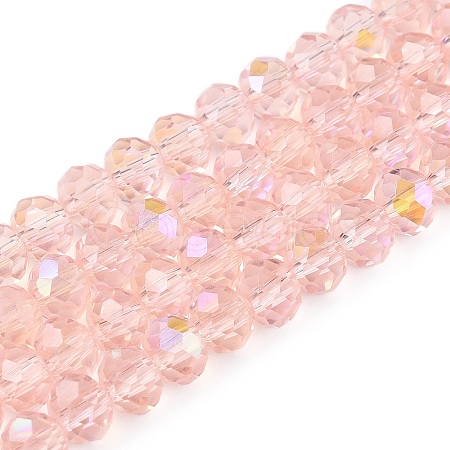 Electroplate Glass Beads Strands LS-EGLA-A044-T6mm-L22-1