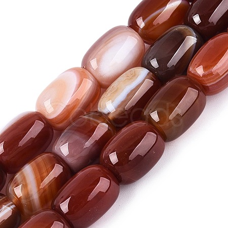 Natural Agate Beads Strands G-N356-02B-06-1