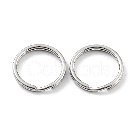 Non-Tarnish 304 Stainless Steel Split Key Rings STAS-Q314-02A-P-1